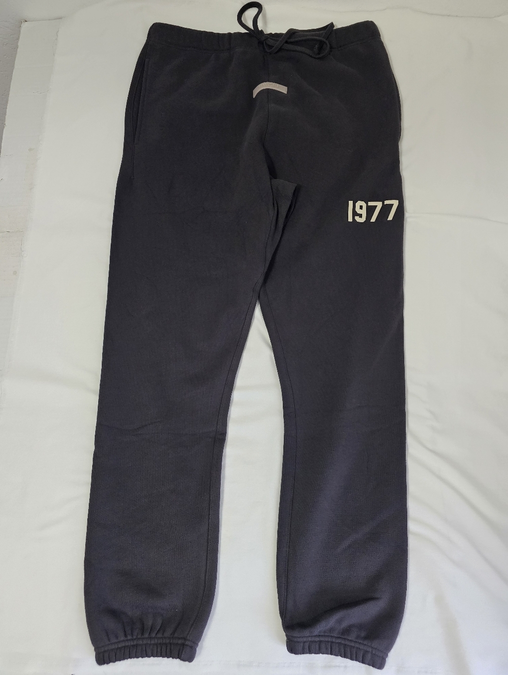 Essentials Fear of God 1977 Sweatpants Men’s Large Black Joggers - Picture 3 of 9